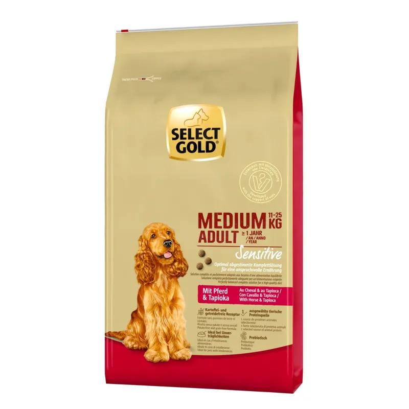 Markenware Select Gold Sensitive Medium Adult Pferd 12 kg